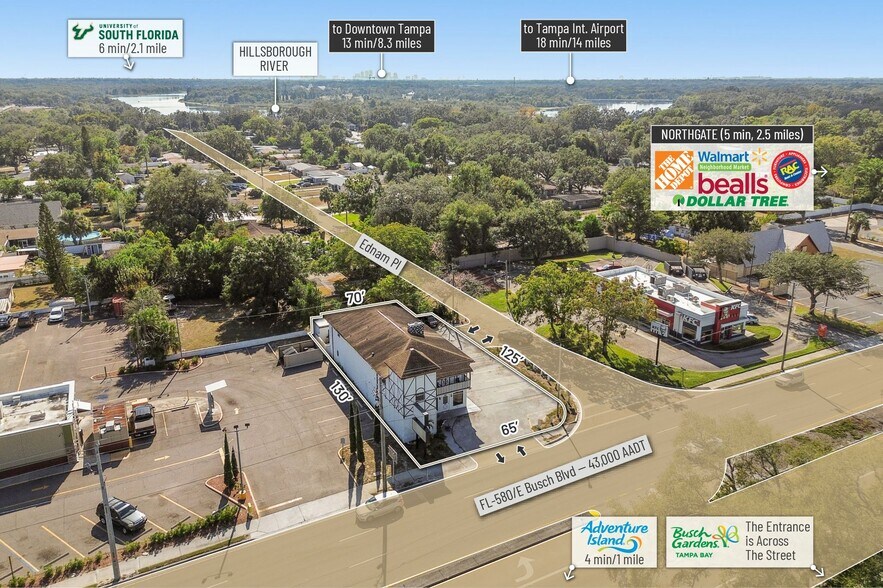 More Photos Of 3601 E Busch Blvd, Tampa Storefront Retail Office For Sale