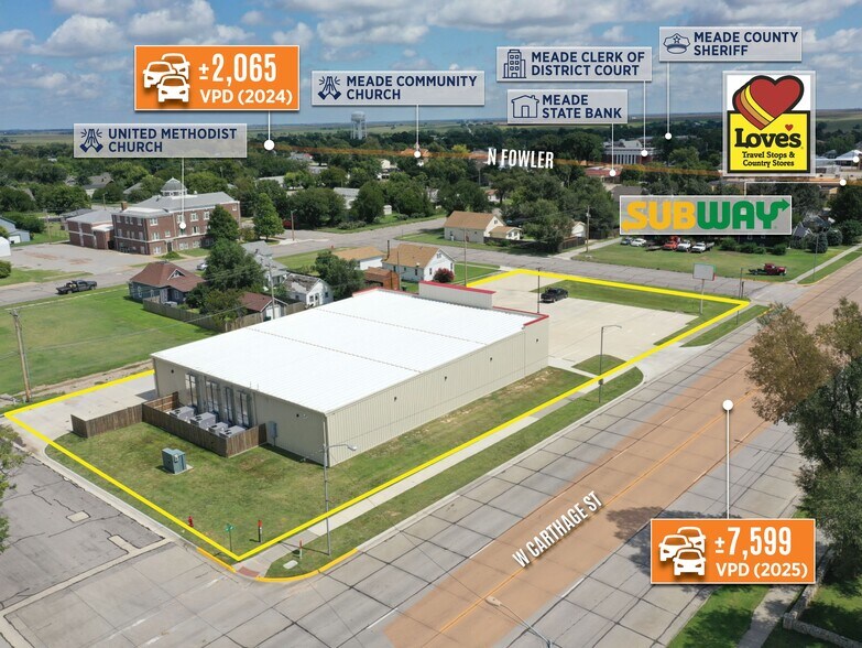 More Photos Of 312 W Carthage St, Meade Freestanding For Lease