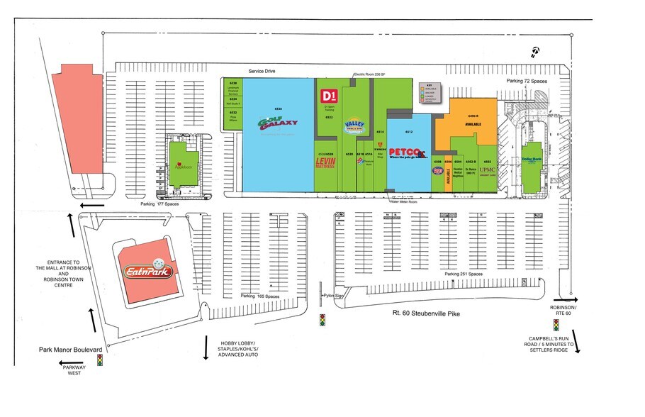 More Photos Of 6460-6570 Steubenville Pike, Pittsburgh Unknown For Lease