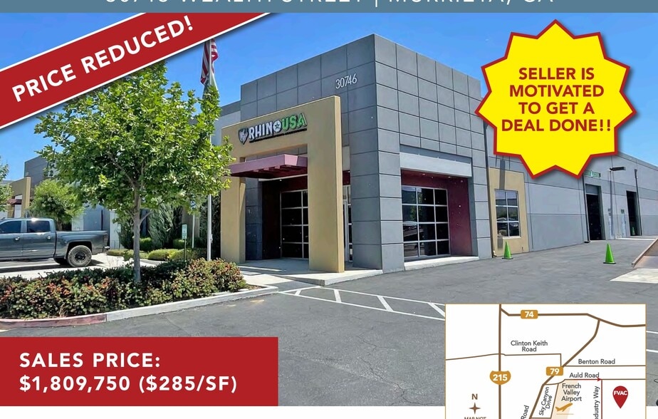 Primary Photo Of 30746 Wealth St, Murrieta Warehouse For Sale