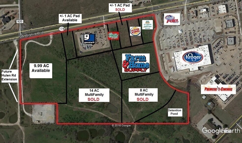 More Photos Of 1637 SW Wilshire Blvd, Burleson Land For Sale