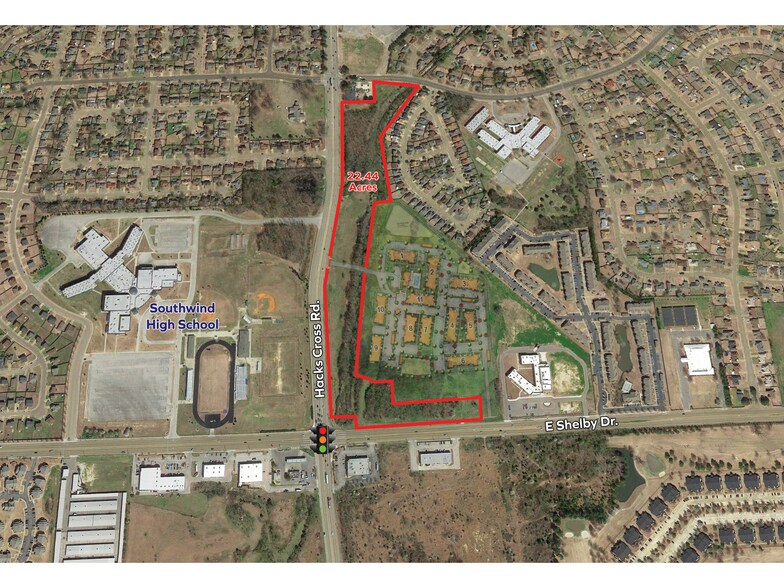Primary Photo Of NEC Shelby Dr. at Hacks Cross, Memphis Land For Lease