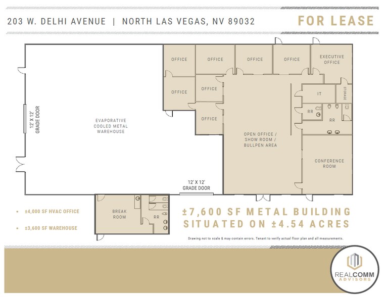 More Photos Of 203 W Delhi, North Las Vegas Warehouse For Lease
