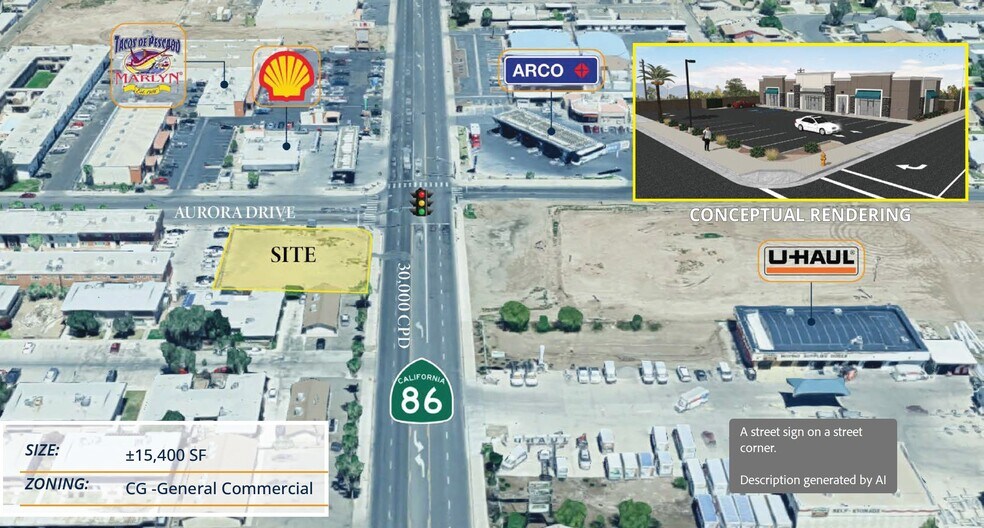 Primary Photo Of 1702 4th St, El Centro Land For Sale