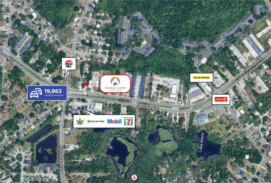 More Photos Of 1033 Seminola Blvd, Casselberry Veterinarian Kennel For Sale