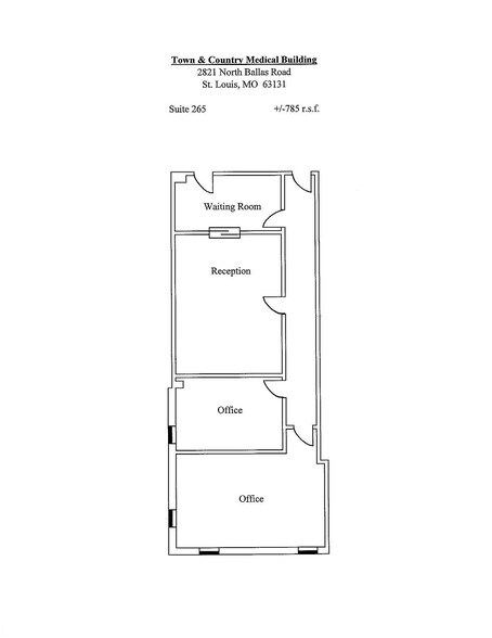 More Photos Of 2821 N Ballas Rd, Town And Country Medical For Lease