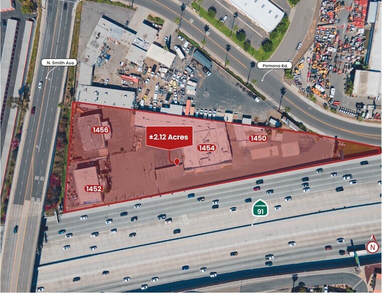 More Photos Of 1450-1456 Pomona Rd., Corona Service For Lease