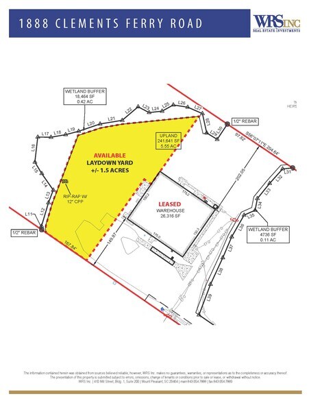 More Photos Of 1888 Clements Ferry Road, Charleston Land For Lease