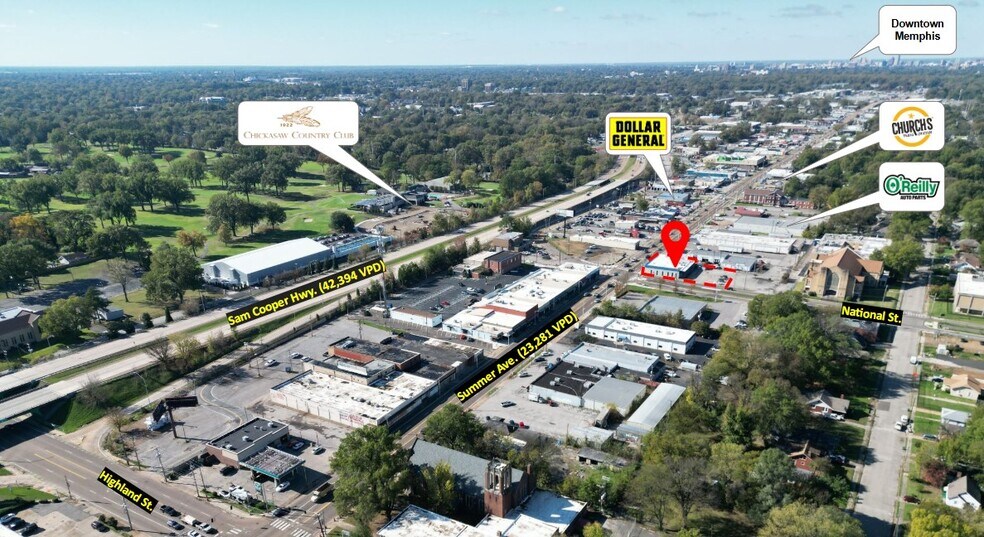 More Photos Of 3380 Summer Ave, Memphis Freestanding For Lease