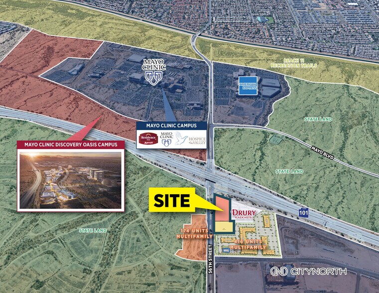 More Photos Of NWC 56th Street & 101 Freeway loop, Phoenix Land For Sale