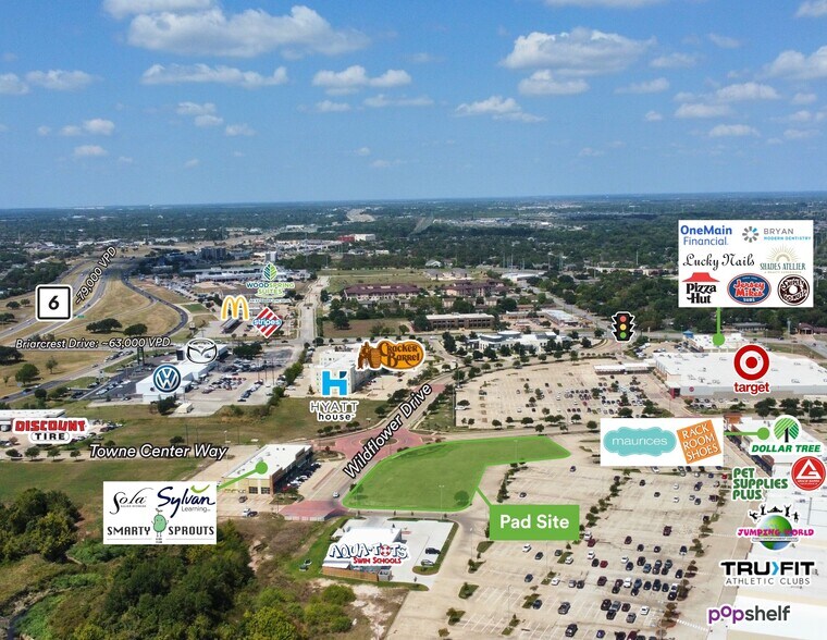 More Photos Of 3143 Wildflower Dr, Bryan Land For Lease