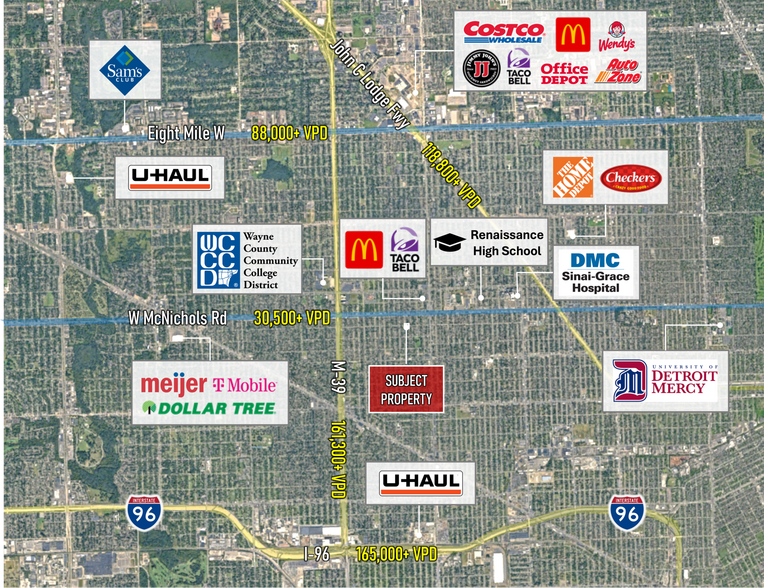 More Photos Of 16005 W Mcnichols Rd, Detroit Fast Food For Sale