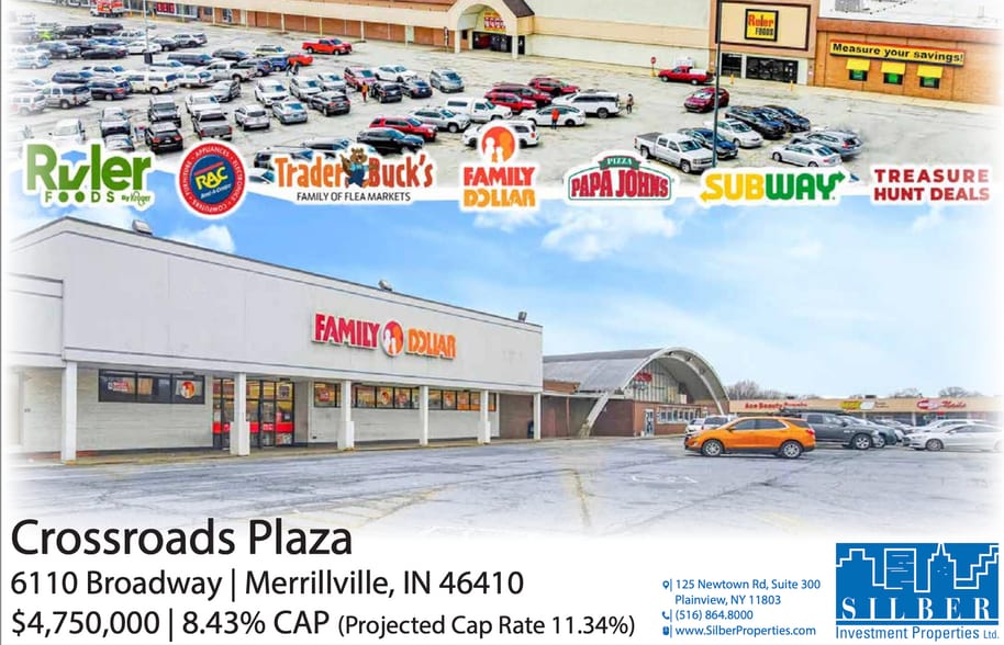 Primary Photo Of 6100-6136 Broadway, Merrillville Supermarket For Sale