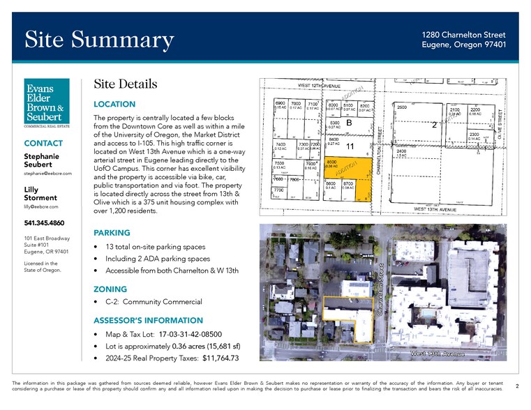 More Photos Of 1280 Charnelton St, Eugene Storefront Retail Office For Sale