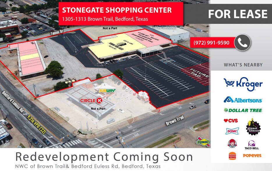 Primary Photo Of 1301-1313 Brown Trl, Bedford Unknown For Lease