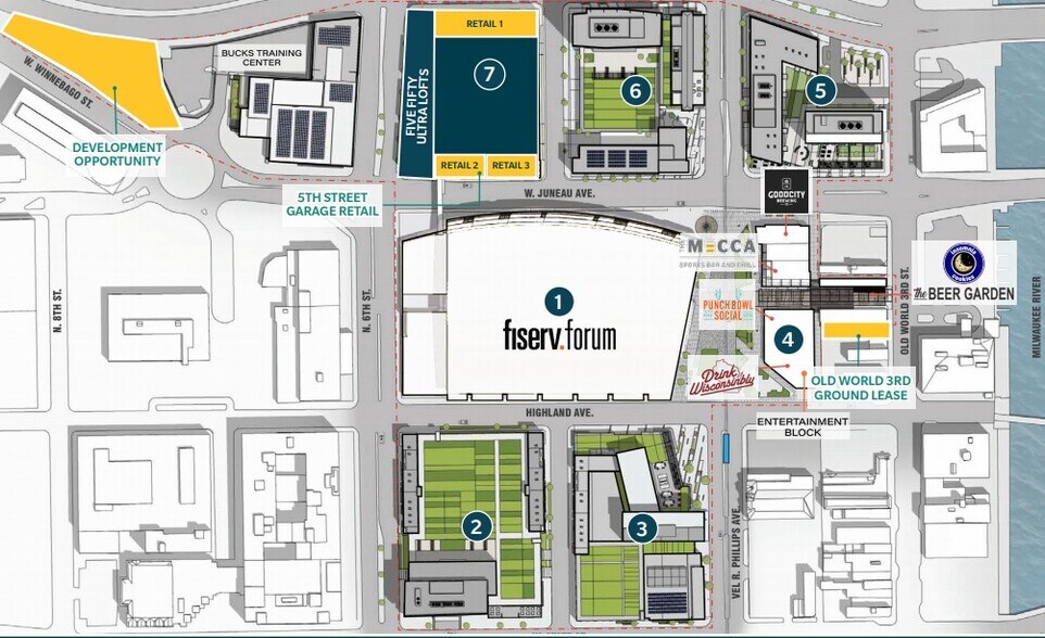 More Photos Of 1117-1121 N Old World Third St, Milwaukee Land For Lease