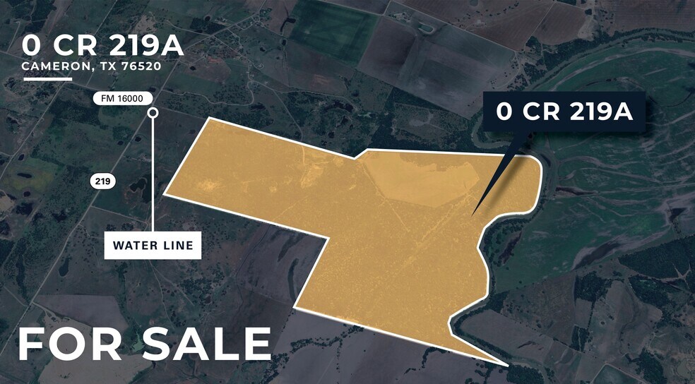 Primary Photo Of SEQ CR 219A & FM 1600, Cameron Land For Sale