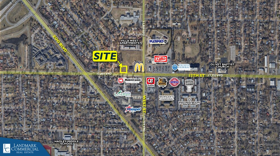 More Photos Of NWC 13th & West St st, Wichita Land For Lease