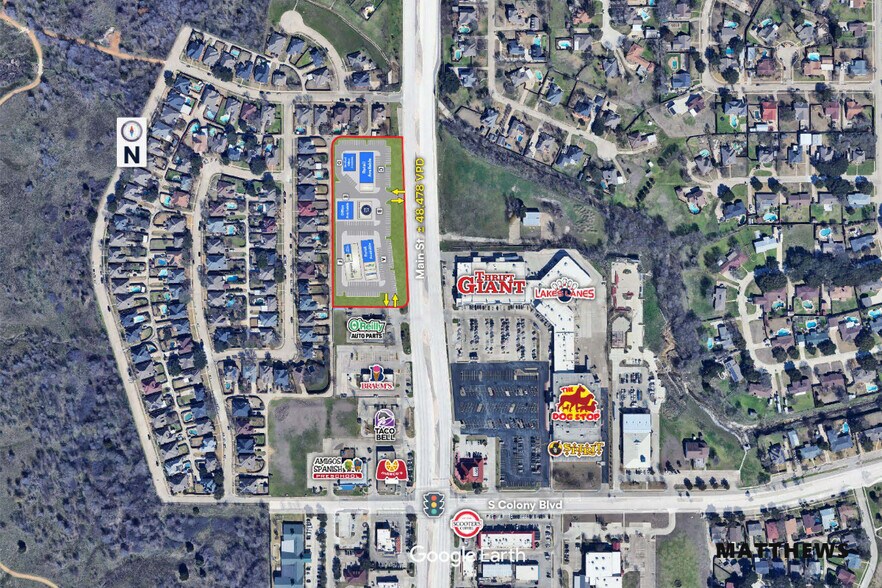 Primary Photo Of 5101 Main Street, The Colony Unknown For Lease