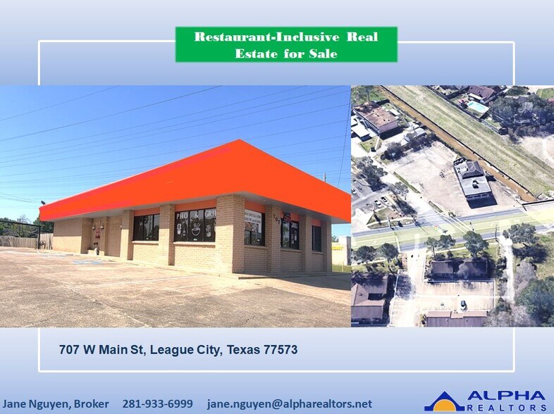 Primary Photo Of 707 W Main St, League City Restaurant For Sale