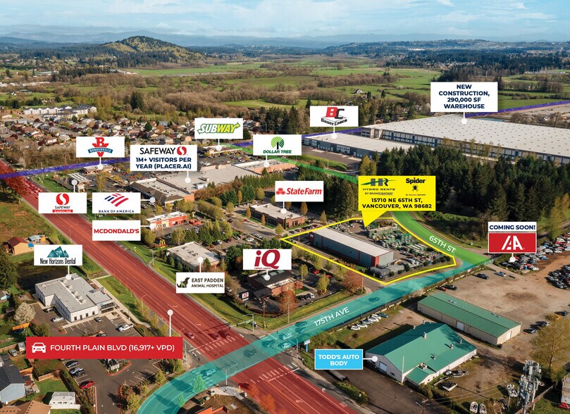 More Photos Of 15710 NE 65th St, Vancouver Warehouse For Lease