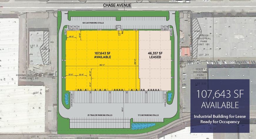 More Photos Of 901 Chase Ave, Elk Grove Village Distribution For Lease