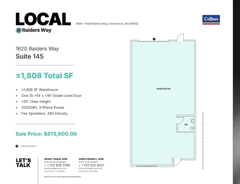 More Photos Of 1620 Raiders Way, Henderson Warehouse For Sale