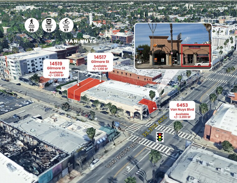 More Photos Of 6451-6453 Van Nuys Blvd, Van Nuys Storefront For Lease