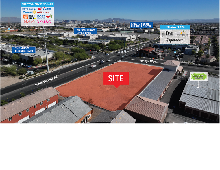 More Photos Of SWC Of Warm Springs & Tenaya, Las Vegas Land For Lease