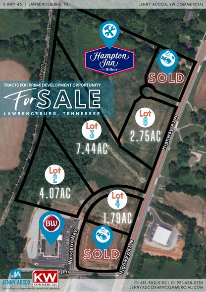 Primary Photo Of Hwy 43, Lawrenceburg Land For Sale