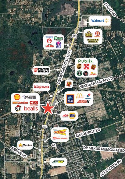 More Photos Of 2698 Crawfordville Hwy, Crawfordville Land For Sale