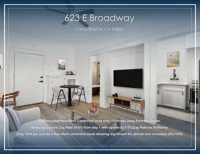 Primary Photo Of 623 E Broadway, Long Beach Apartments For Sale
