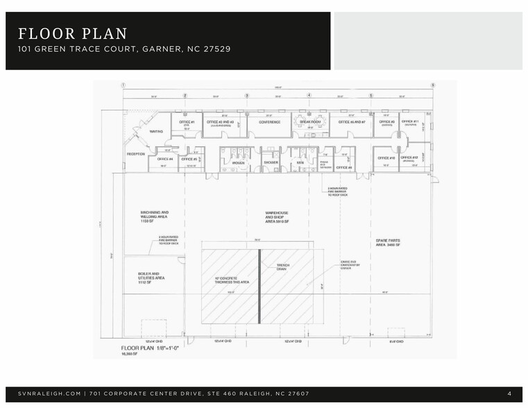 More Photos Of 101 Green Trace Ct, Garner Warehouse For Sale