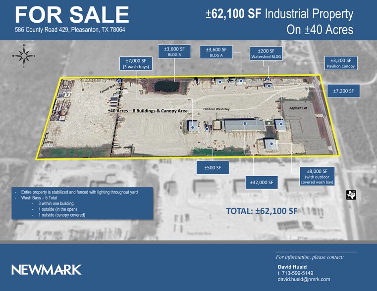 Primary Photo Of 586 County Road 429, Pleasanton Industrial For Sale