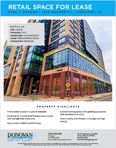 More Photos Of 1470 Garden St, Hoboken Apartments For Lease