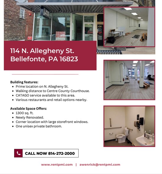 More Photos Of 100-114 N Allegheny St, Bellefonte Apartments For Lease