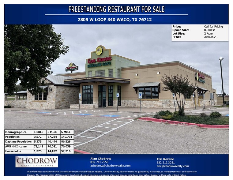 Primary Photo Of 2805 W Loop 340, Waco Restaurant For Sale