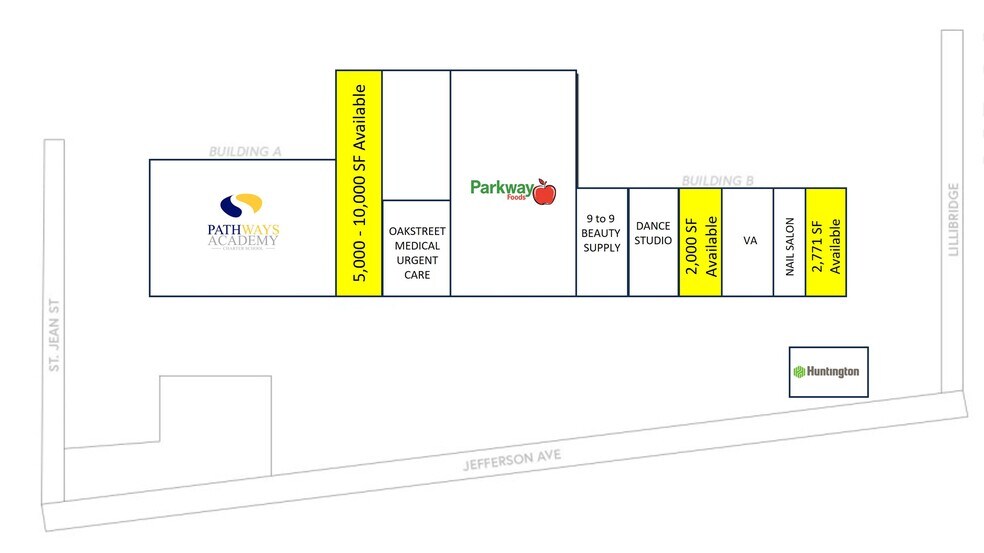 Primary Photo Of 11250 E Jefferson Ave, Detroit Unknown For Lease