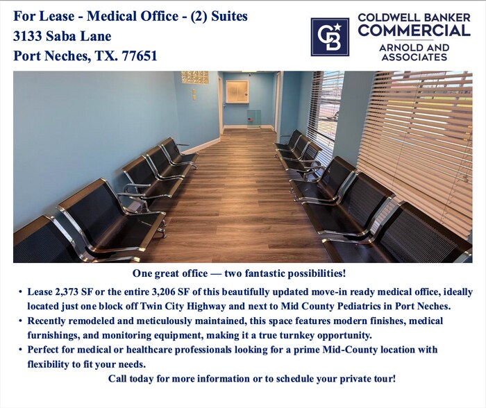 Primary Photo Of 3133 Saba Ln, Port Neches Medical For Lease