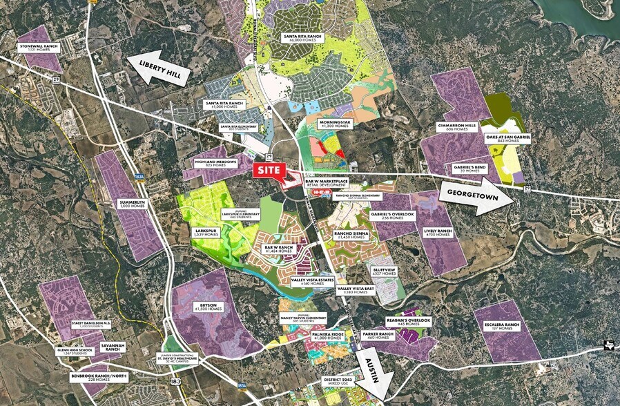 More Photos Of State Highway 29 @ Ronald Reagan Blvd., Georgetown Land For Sale