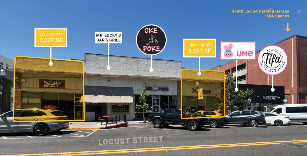 Primary Photo Of 1525-1531 Locust St, Walnut Creek Storefront For Lease