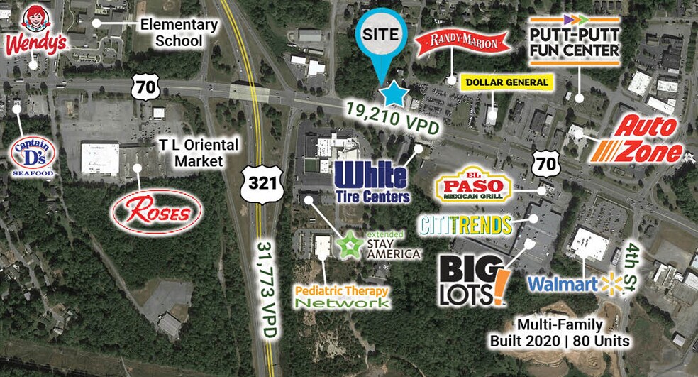 More Photos Of 802 US Highway 70 SW, Hickory Restaurant For Lease