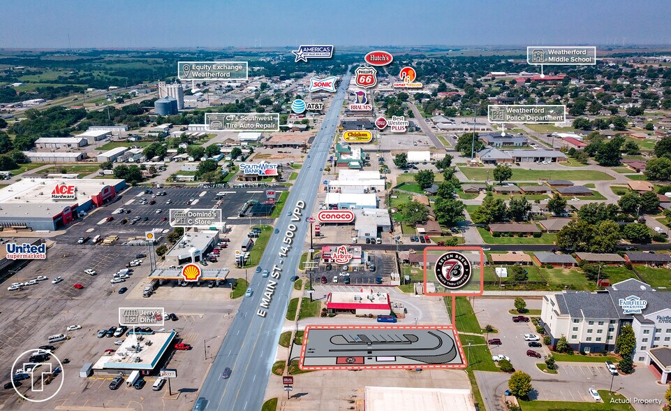 More Photos Of 925 E Main St, Weatherford Fast Food For Lease