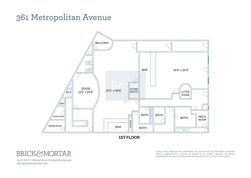 Primary Photo Of 361 Metropolitan Ave, Brooklyn General Retail For Lease