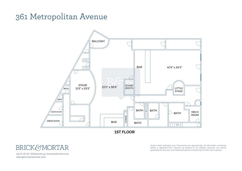 More Photos Of 361 Metropolitan Ave, Brooklyn General Retail For Lease