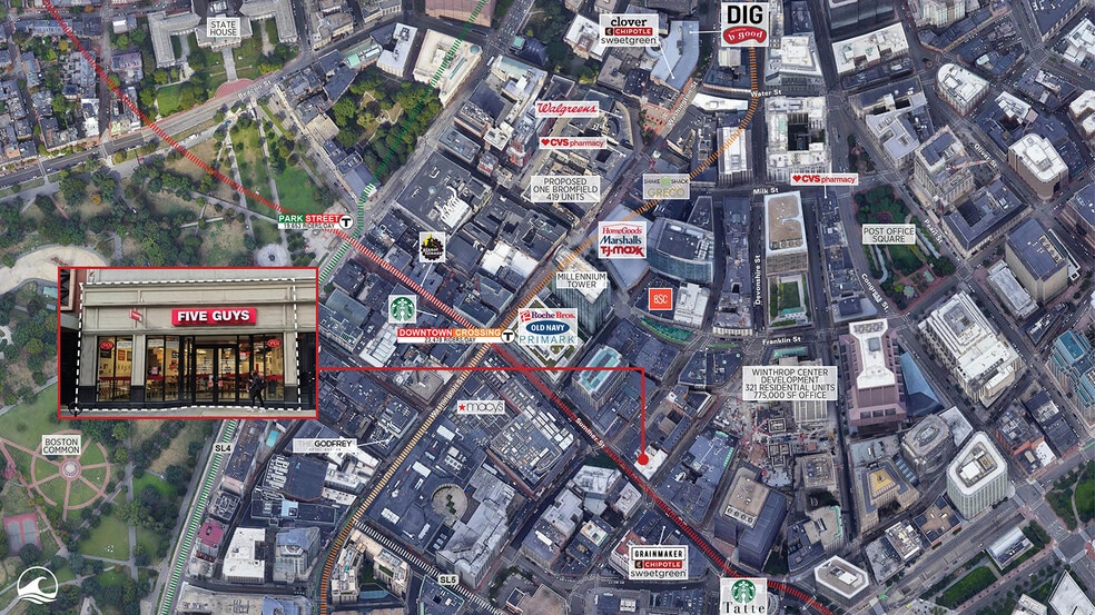 More Photos Of 58-60 Summer St, Boston Storefront Retail Office For Sale
