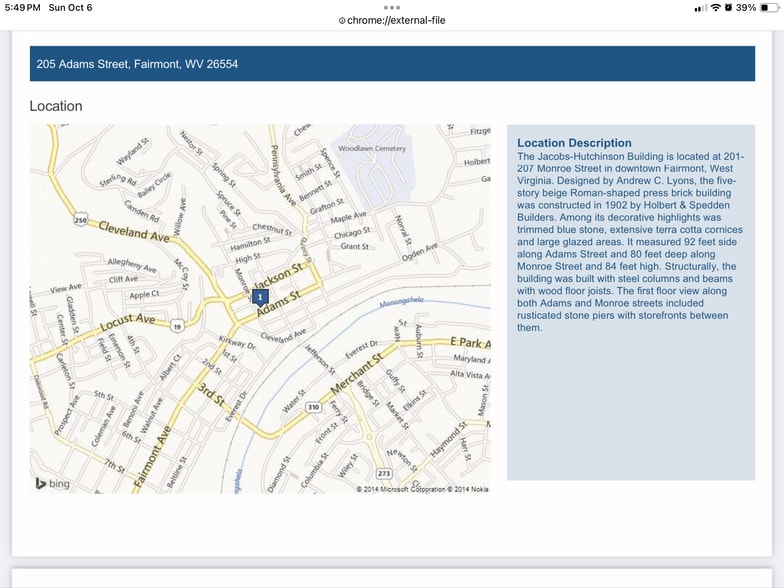 More Photos Of 205 Adams St, Fairmont Office Residential For Sale