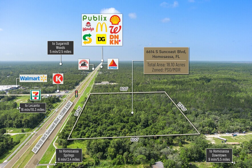 More Photos Of 6614 Suncoast blvd, Homosassa Land For Sale