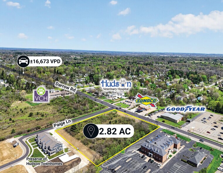 Primary Photo Of Darrow Rd, Hudson Land For Sale