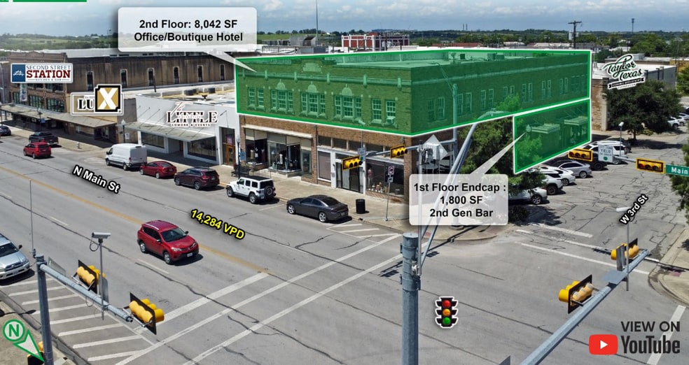 Primary Photo Of 219-221 N Main St, Taylor Storefront Retail Office For Lease